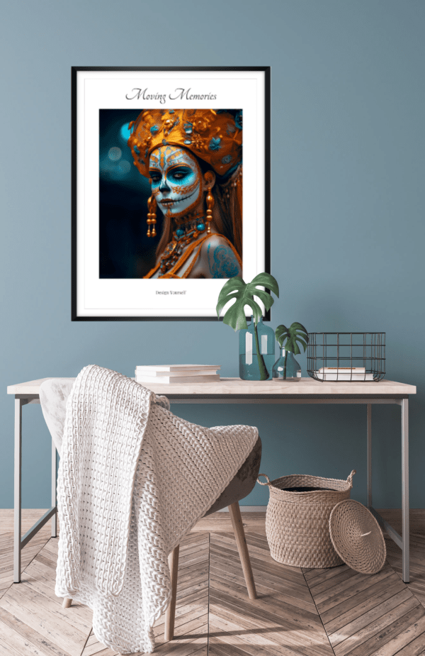 Poster Sonnengöttin, mit Rahmen | Art. Nr. P850